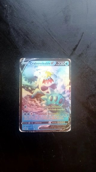 Carta Pokémon Crabominable V 220 HP