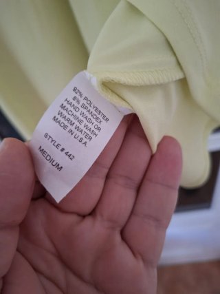 Blusa elástica Last Tango amarilla