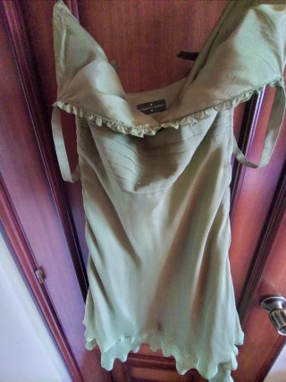Vestido tirantes Roberto Verino verde