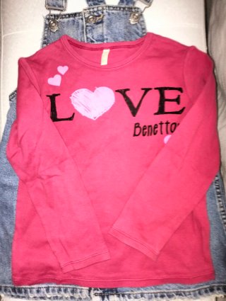 Peto VaqueroZara Niña Verano y camiseta