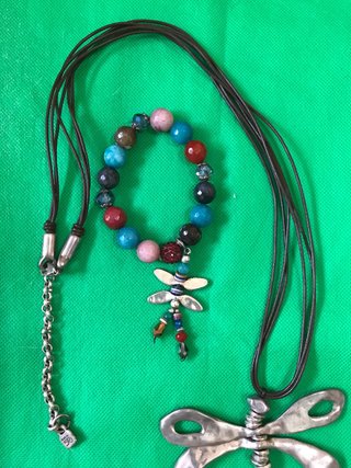 Conjunto Collar y Pulsera Uno de 50