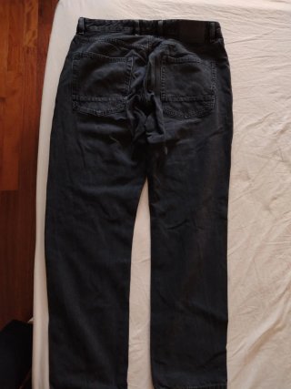 Pantaloni jeans Jack & Jones neri strappati