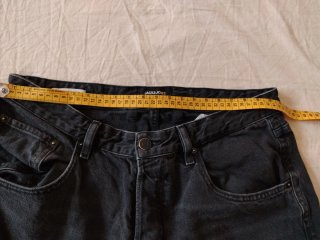 Pantaloni jeans Jack & Jones neri strappati