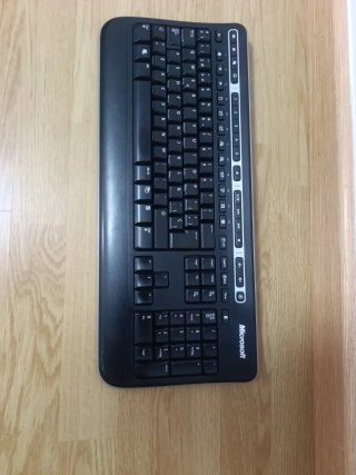 Teclado y Ratón Microsoft Inalámbricos Negros