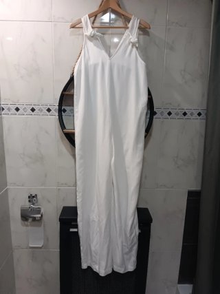 Mono largo blanco Mango Talla s