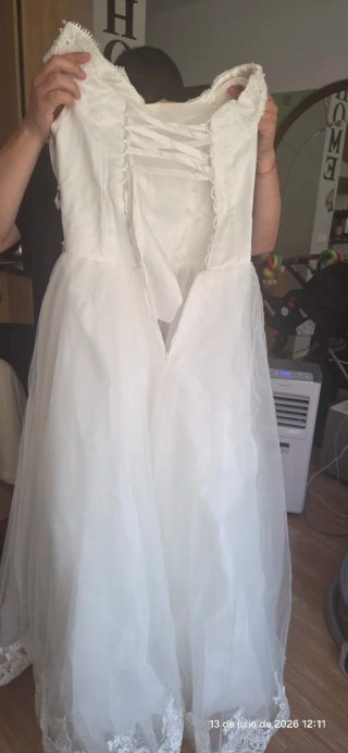 Vestido de Novia Blanco Princesa