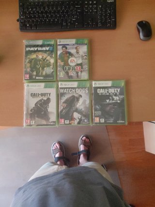 Pack 5 Juegos Xbox 360: Call of Duty, FIFA 13