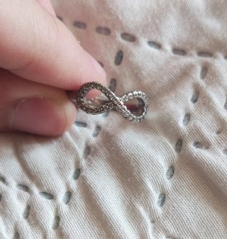 Anillo Plata Ley 925 Infinito Circonitas