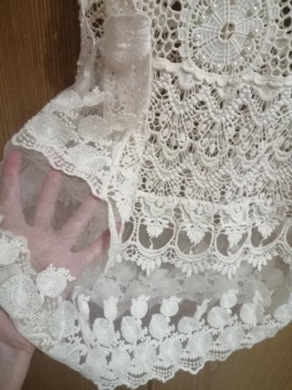 Copricostume/Top Pizzo Molly Bracken Taglia Unica