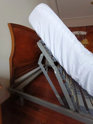 Cama eléctrica articulada 135cm + colchón