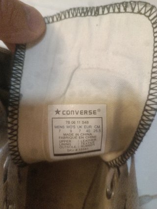 Converse All Star Botas Negras Talla 40