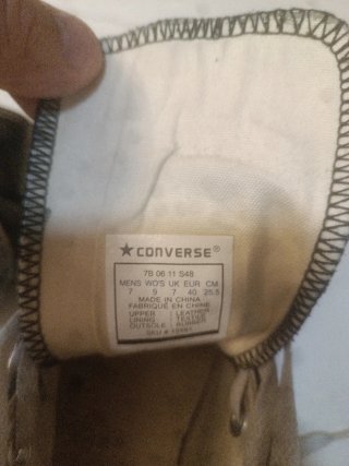 Converse All Star Botas Negras Talla 40