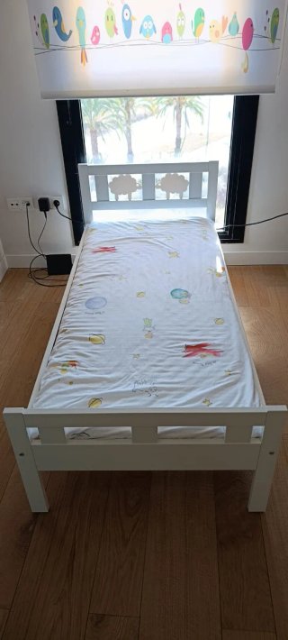 Cama infantil Ikea blanca