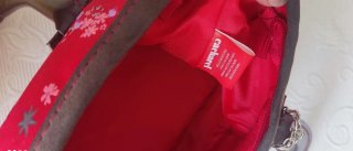 Bolso Verano Cacharel Rojo Flores