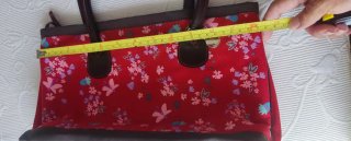 Bolso Verano Cacharel Rojo Flores
