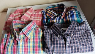 Lote 4 Camisas Hombre Cuadros