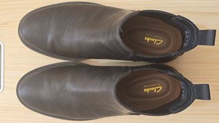 Botas Clarks Clarkdale Easy Chelsea piel negra 43