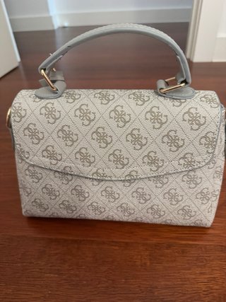 Bolso Guess Gris Monogram