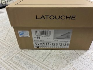 Latouche Zapatos Tacón Bajo Slingback Beige