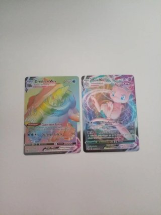 Cartas Pokémon VMAX Drednaw y Mew