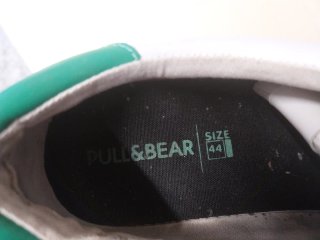 Zapatillas Pull&Bear Blancas y Verdes Talla 44