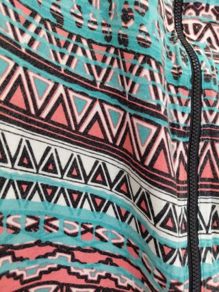 Vestido estampado étnico