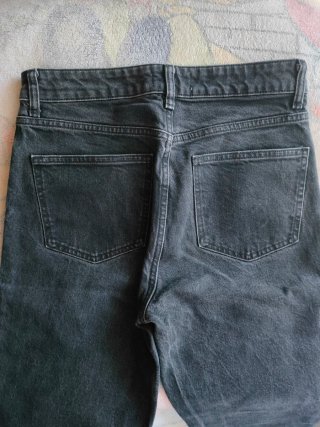 Pantalón Zara Mujer Negro Roto