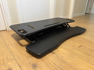 Escritorio Elevable Hidráulico Negro