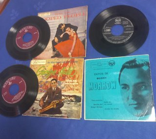 Lote 3 Vinilos: Buddy Morrow, Eddie Kay, Georgie A