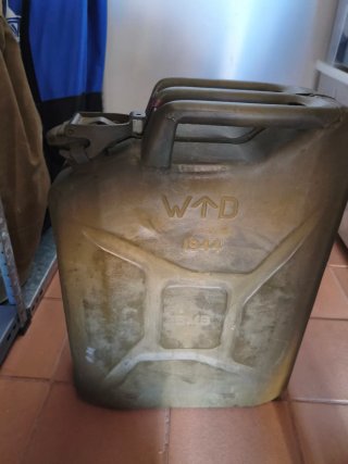 Bidón Jerrycan Jeep Willys Original 1944