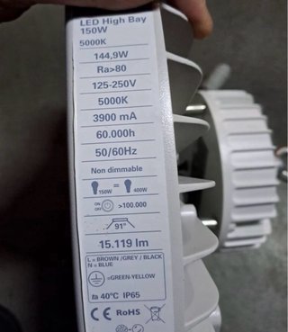 Campana LED Industrial 150W Nueva
