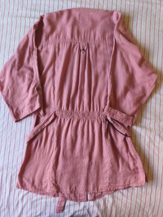 Camisa Bershka rosa 3/4 Talla S