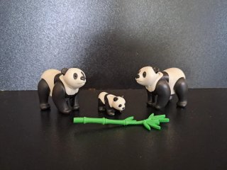 Playmobil Animales Pandas con Bambú