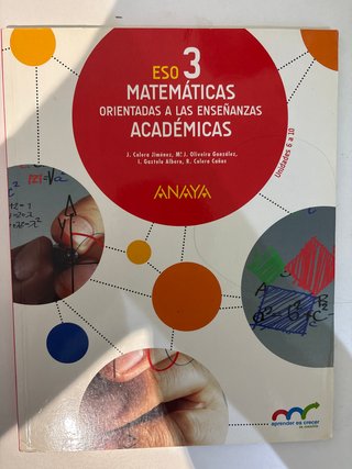 Matemáticas orientadas a las enseñanzas académi...