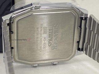 reloj pulsera caballero casio stranger things edition