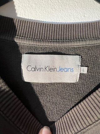 Sudadera Calvin Klein Jeans Marrón Vintage