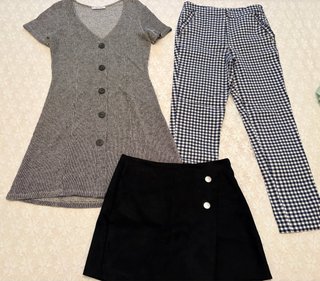 Lote Verano Talla S Vestido, Pantalón y Falda