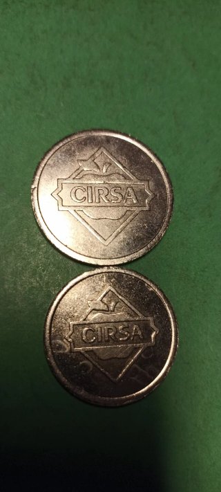 Lote monedas, fichas.