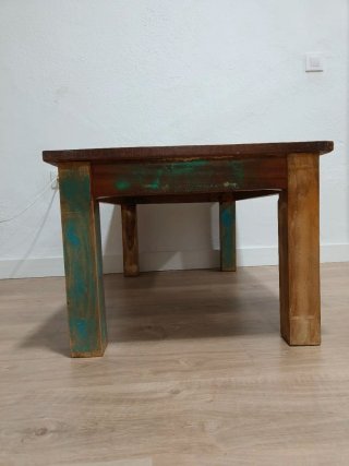 Mesa de centro de madera rústica