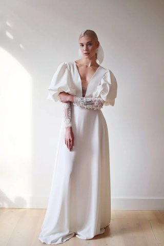 Vestido Novia estilo vintage. Venta de muestra