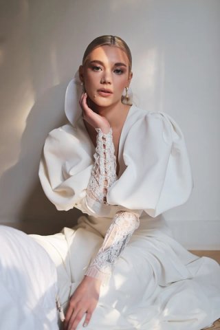 Vestido Novia estilo vintage. Venta de muestra