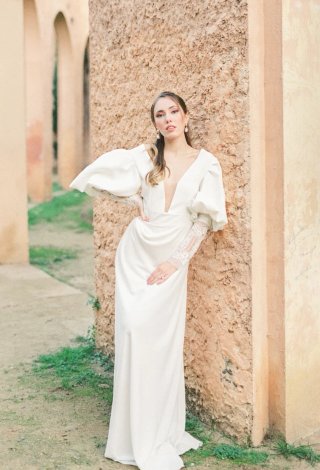 Vestido Novia estilo vintage. Venta de muestra