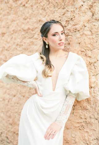 Vestido Novia estilo vintage. Venta de muestra