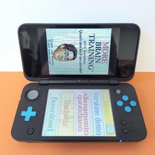 CONSOLE NINTENDO NEW 2DS XL BLU NERO CON CAVO