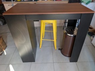Tavolo Bar Shally Dogan 3 Ripiani Legno