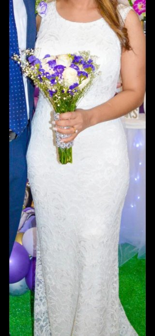 Vestido de Novia Encaje Blanco