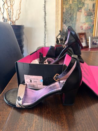 Sandalias Ursula Mascaró Talla 38 Piel Serpiente