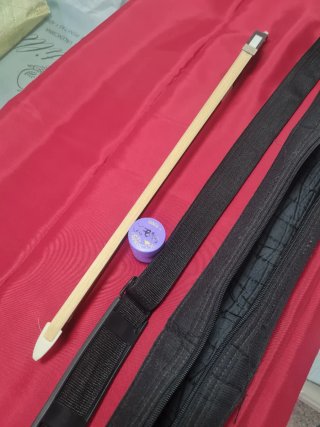 Arco Contrabajo 1/4 Francés + Funda + Resina
