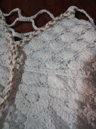 Vestido Ibicenco Blanco Talla Única
