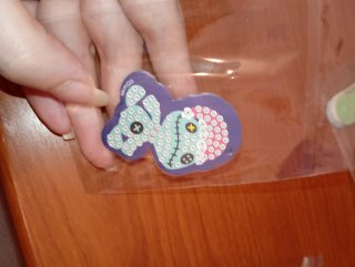 Mini diamond painting 2 facce